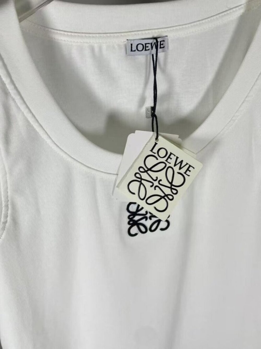 Loewe White Tank Top for Her - Picture 3 of 6